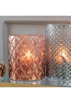 Blitzangebot 😍 LOBERON Windlicht 2er Set Gard Grau/orange 🤩 -dekoartikel Verkaufsladen unnamed file 986