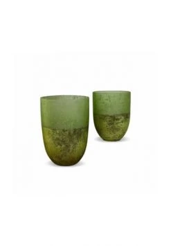 Bestpreis ⭐ LOBERON Windlicht 2er Set Bessens Grün ⭐